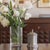 Beautiful pewter cannister from France, 1940s. Pewter cannister and lid with etched detail. Pewter divider within for...