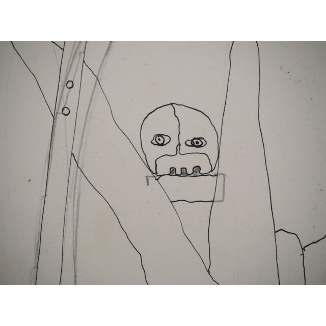 Modern Jean-Claude Silbermann, Sneaky Signs: The Mover, Original Ink Drawing For Sale - Image 3 of 5