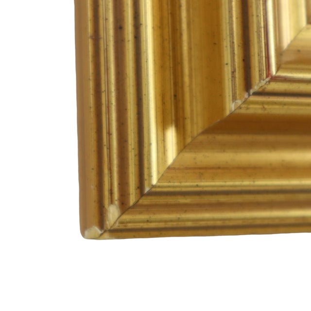 Wood Classic Gold-Finish Pine Frame For Sale - Image 7 of 10