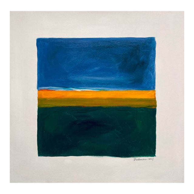 Abstract Acrylic Painting by Rick Dinihanian For Sale