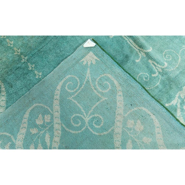 Doris Leslie Blau 1940s Vintage European Rug with Neoclassical Motifs For Sale - Image 9 of 9
