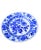 English Early 20th Century English Blue Onion Flow Blue Plate For Sale - Image 3 of 8