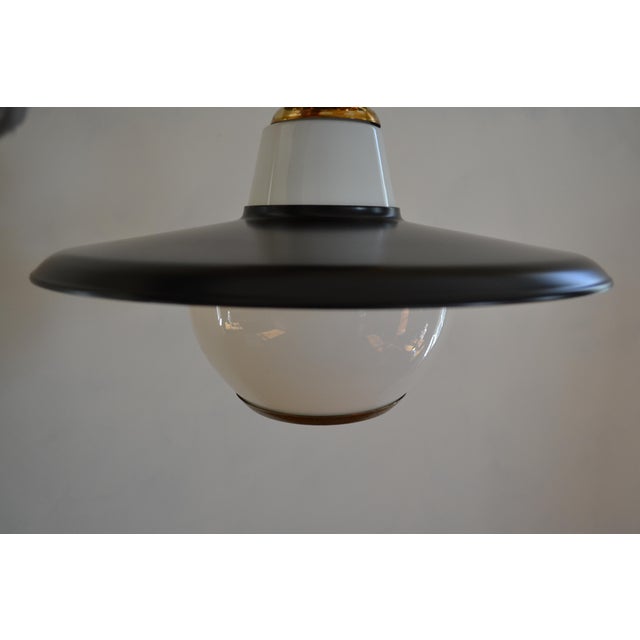 Stilnovo Mid Century Stilnovo Style Flush Mount Light For Sale - Image 4 of 6