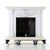 1920s White Decorative Fireplace, 1920s For Sale - Image 5 of 5