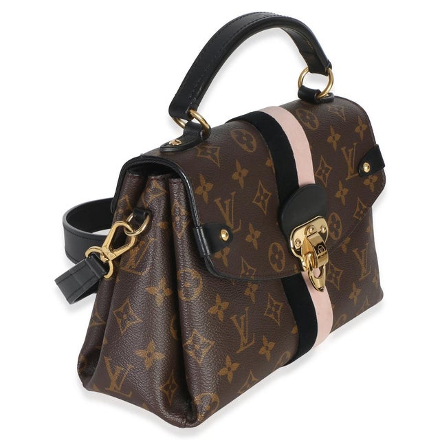 Contemporary Black Pink Monogram Canvas Georges BB For Sale - Image 3 of 9