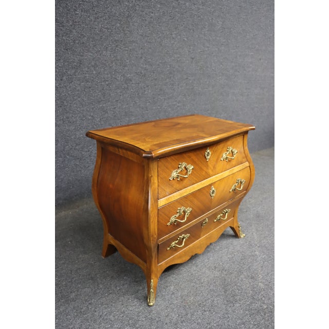 French Late 20th Century Baker French Bombay Style Nightstand For Sale - Image 3 of 10
