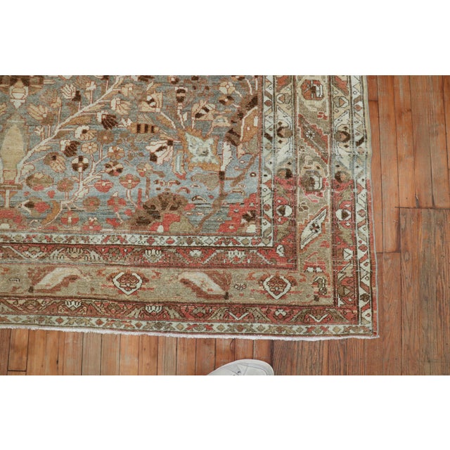 Antique Persian Malayer Rug - 8' x 11'6" For Sale - Image 4 of 18