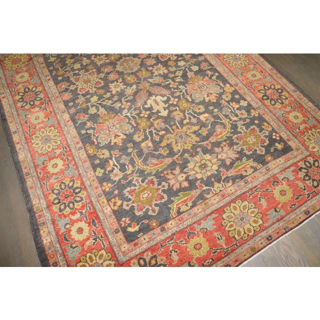 19th Century Antique Mahal Sultanabad Rug no. j5252 For Sale In New York - Image 6 of 9