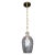 Mid-Century Modern Tulip-shaped Bubble Glass Pendant For Sale - Image 3 of 10