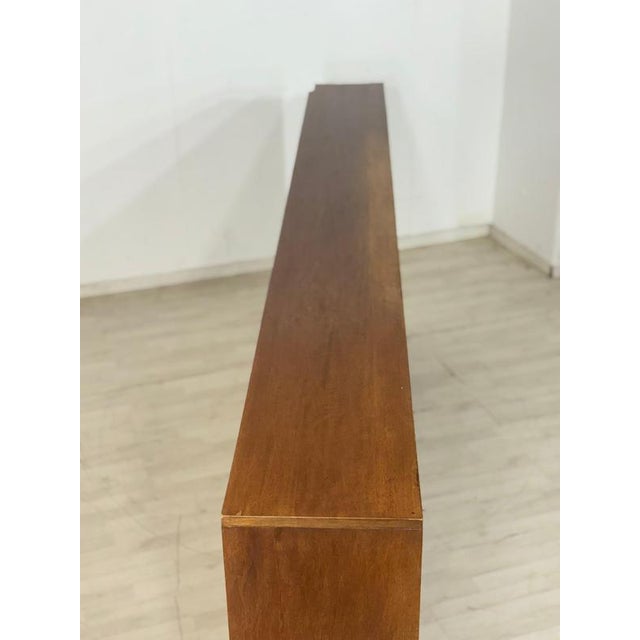 Mid-Century Wooden Bookcase, 1960s For Sale - Image 9 of 11