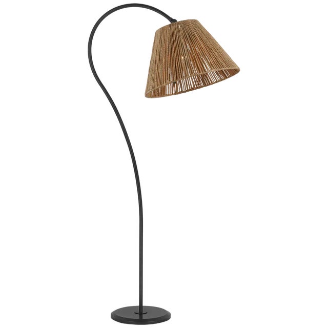 Sophistication and simplicity define the Dume Large Arched Floor Lamp by Amber Lewis. The statement floor lamp features...