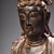 Metal Vintage Chinese Gilded Bronze Guanyin Bodhisattva Bust, Partial Figure Sculpture For Sale - Image 7 of 10