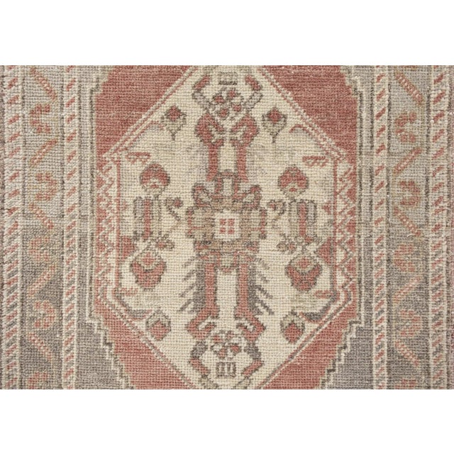 Oriental Hand Knotted Vintage Turkish Mini Rug 1'8" x 3'4" #10604 Explore a curated collection of hallway runners, wool...