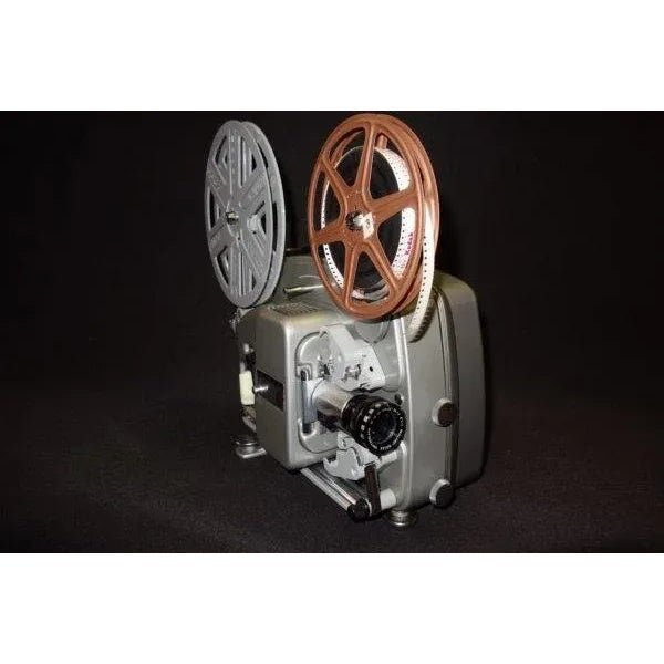 Modern 1967 Bolex Super 8mm Cinema Projector for Display Including Film and Reels For Sale - Image 3 of 4