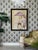 Abstract Bohemian Chic “New Orleans” Original Ink and Watercolor Painting Artwork by Naomi Ernest Dimensions: 44 5/8" TALL...