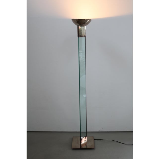 Lamperti Laser Floor Lamp Design: Max Baguera Limited Edition in Silver (likely silver-plated) No. 94 of 300 Height 177cm,...
