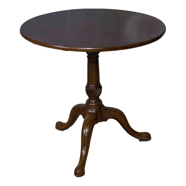 Georgian Mahogany Tripod Table For Sale