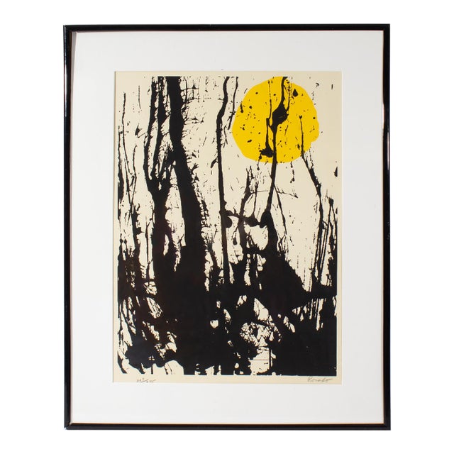Abstract Serigraph Print by Julio Rosado Del Valle For Sale