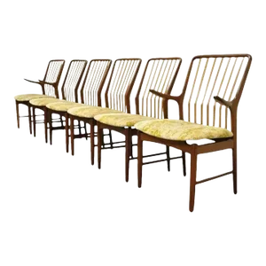 Mid 20th Century Svend A. Madsen for Moreddi Teak Danish Modern Dining Chairs - Set of 6