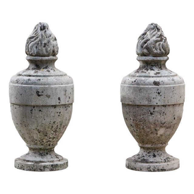 1850s Belgian Blue Stone Sculptures - A Pair For Sale - Image 15 of 18