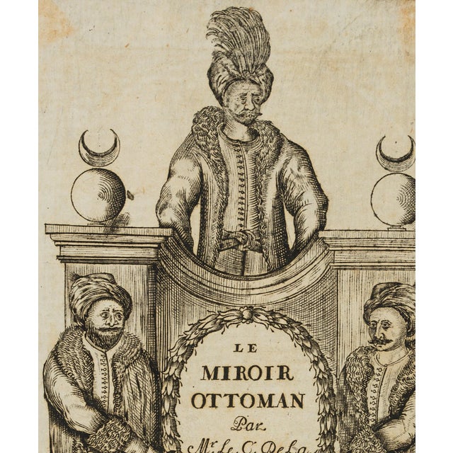 Baroque J. Meyer, LaMagdeleine, Le miroir Ottoman, 1677 For Sale - Image 3 of 4