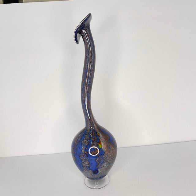 1990s Antonio Garcia Handblown Art Glass Vase For Sale - Image 4 of 8