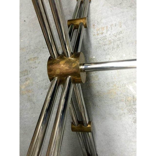 1960s Rare Brass and Chrome Table by John Vesey For Sale In Atlanta - Image 6 of 8