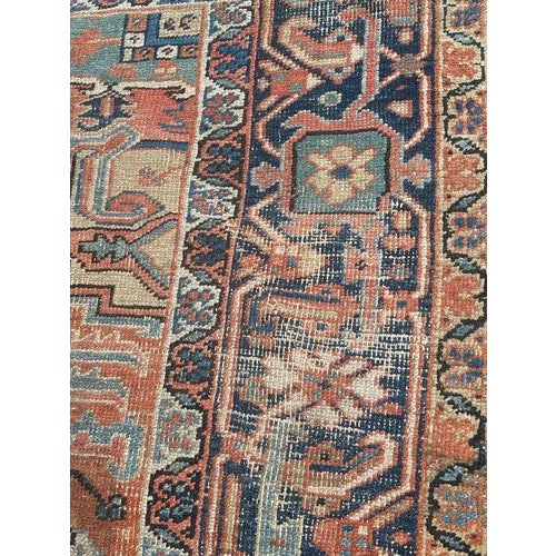 Large Antique Heriz Rug, 1890s For Sale - Image 11 of 18