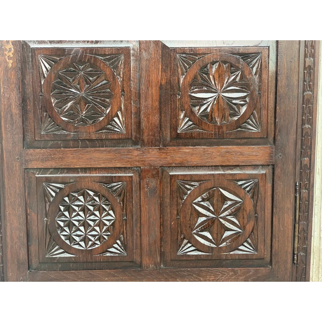 18th Century Kitchen Cabinet With One Door Oak Castalan