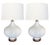 1960s 1960's White Cased Ovoid Lamps - a Pair For Sale - Image 5 of 5
