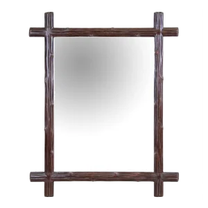 Black Forest Wooden Wall Mirror, Austria, 1900s