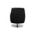 Black Leather and Chrome Swivel Lounge Chair For Sale - Image 10 of 13