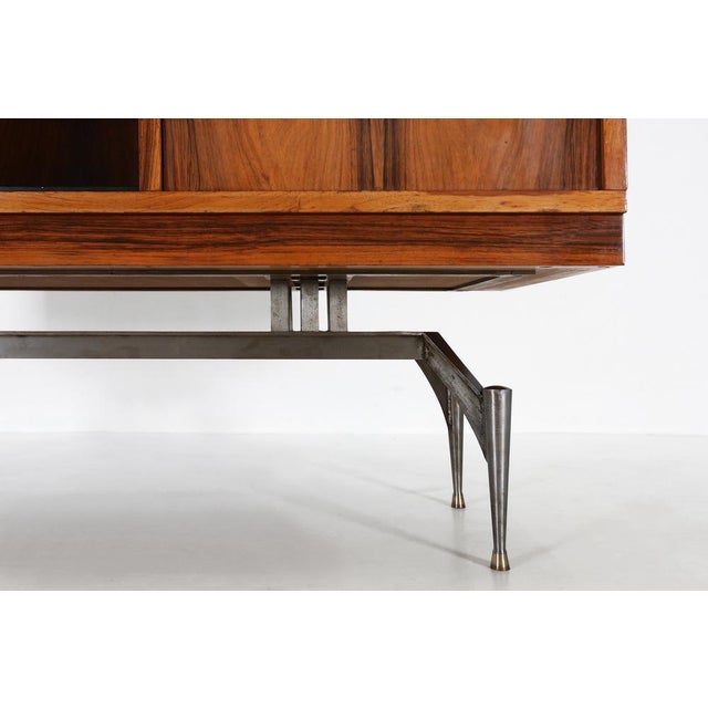 1960s Mid-Century Modern Italian Cabinet in Rosewood, 1960s For Sale - Image 5 of 11
