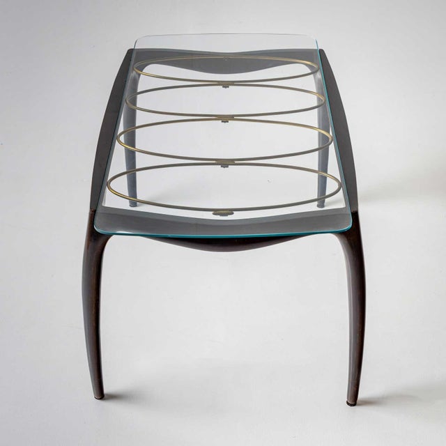 Wood Coffee Table attributed to Paolo Buffa, Italy 1950s For Sale - Image 7 of 18