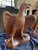 Pair of 23” Vintage Glazed Terra Cotta Federal Eagle Sculptures For Sale In Portland, OR - Image 6 of 12
