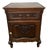 Vintage French Louis XVI Oak Bedside Table For Sale