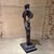 Abstract Modern Faux Bronze Composite Sculpture Stylized Female Figure For Sale - Image 12 of 12