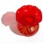 Mid 20th Century Murano Venetian Vintage Red Yellow Pulled Feather Gold Leaf Italian Art Glass Ruffle Rim Flower Vase For Sale - Image 5 of 10