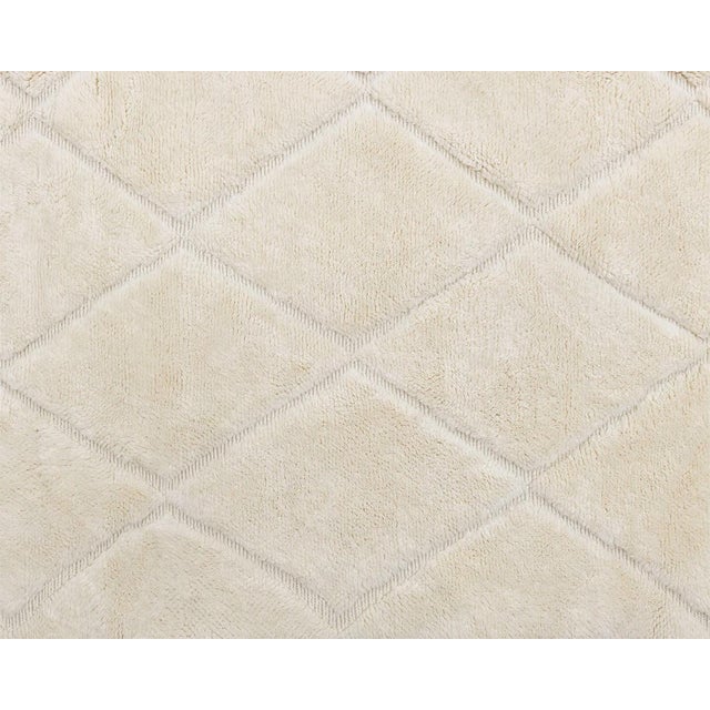 Large Hand-Knotted Wool Premium Rug by Azele Studio For Sale - Image 10 of 12