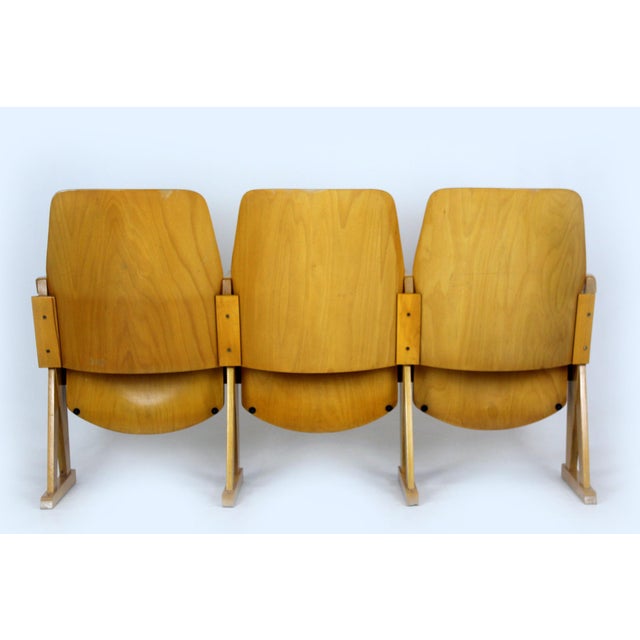 Vintage Cinema Chairs from Ton, 1960s, Set of 7 For Sale - Image 17 of 18