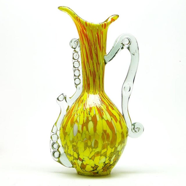 Postmodern Jug from Łysa Góra Glassworks, Poland, 1950s, 1970s For Sale - Image 17 of 17