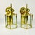 1980s Vintage Hollywood Regency Federal Brass Lantern Style Wall Sconces - A Pair For Sale - Image 11 of 14