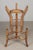 Brown Mid Century French Bamboo & Rattan Plant Stand or Pedestal For Sale - Image 8 of 12