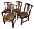 Vintage Baker Furniture Mahogany Dining Chairs With Leopard Print Seats – Set of 4 For Sale