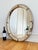 Vintage Spanish Venetian-Style Wall Mirror, Oval, Brass, 1980s Hollywood Regency For Sale - Image 4 of 7