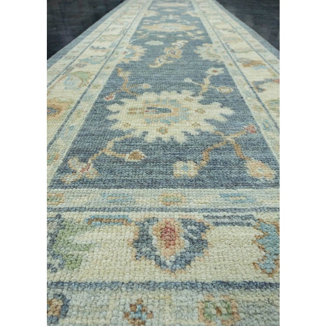 Early 21st Century Turkish Oushak Runner Rug 2'8" x 12'1" #17286 For Sale - Image 5 of 8