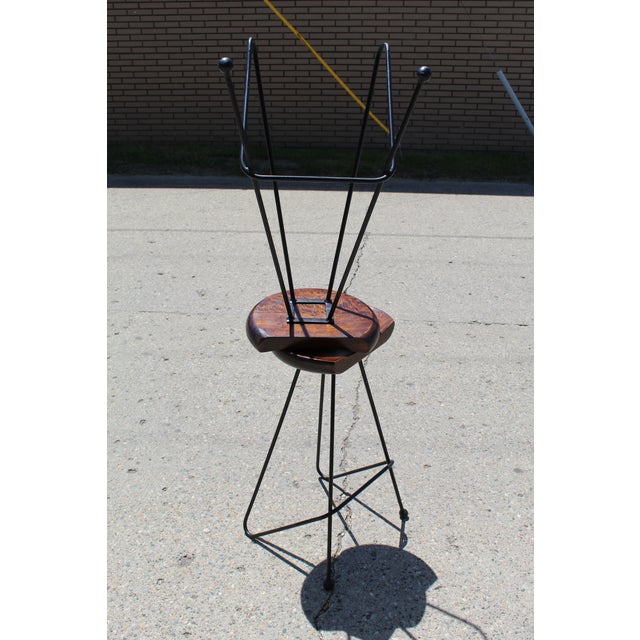 Mid Century Modern Greta Grossman Style Bar Stools- a Pair For Sale - Image 10 of 13