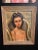 Paint ”Little Ballerina” MCM Portrait Signed Oil Painting For Sale - Image 7 of 12