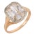 1900-1909 Victorian Gia 2.76 Carat Old Mine Cut Diamond 14k Rose Gold Engagement Ring, Size 4.5 For Sale
