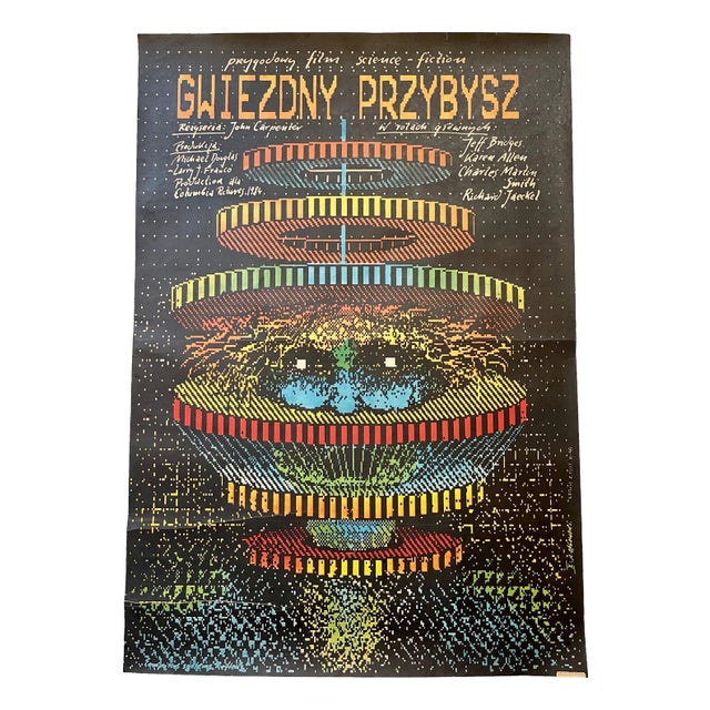 Polish Starman Movie Poster by Andrzej Pągowski, 1984 For Sale